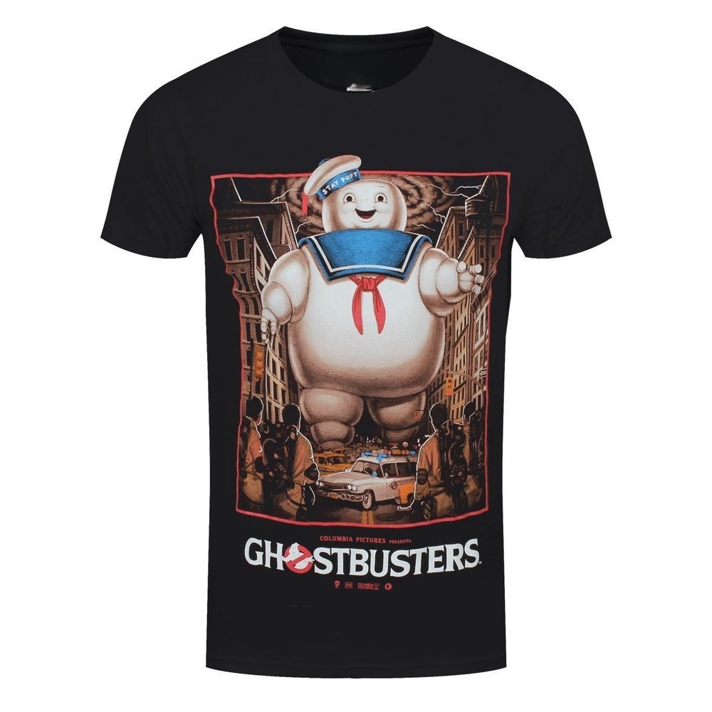 Ghostbusters Stay Puft Retro Graphics Unisex T-shirt